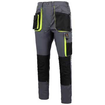 PROMAN STRETCH 250 MUNKÁSNADRÁG SZÜRKE SÁRGA 48