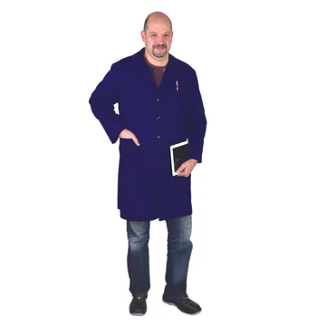 Férfi köpeny hosszúujjú, kék