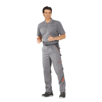 Visline derekas nadrág, szürke/narancssárga