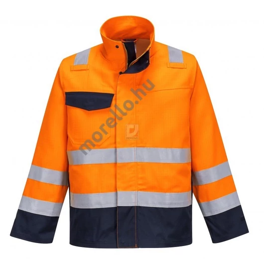 Portwest Modaflame RIS narancs/navy kabát