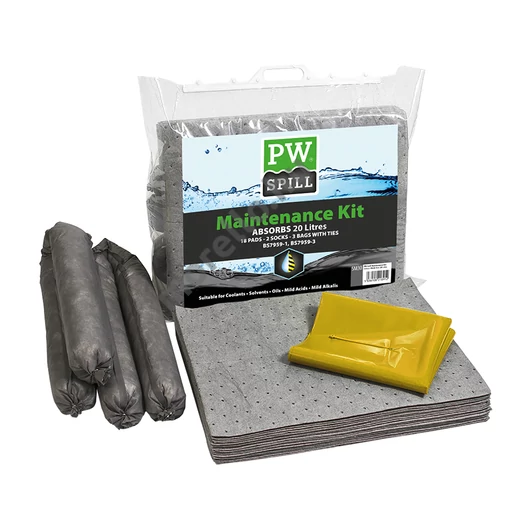 PORTWEST SM30GRR PW Spill (20 liter) Gyorsbeavatkozó készlet (6 db)