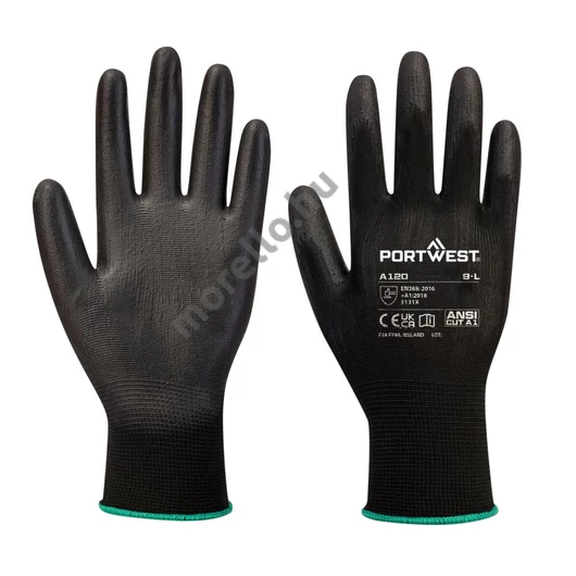 Portwest Nylon védőkesztyű PU tenyérmártott