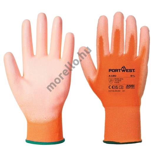 Portwest Nylon védőkesztyű PU tenyérmártott