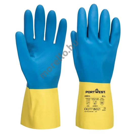Portwest Duplán Mártott Latex kesztyű