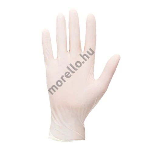 Portwest Egyszerhasználatos latex kesztyű, púderezett (100 db)