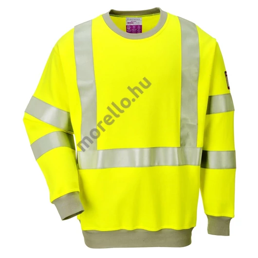 Portwest Lángálló, antisztatikus Hi-Vis pulóver