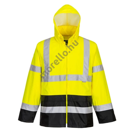 PORTWEST H443YBR4XL Hi-Vis klasszikus kontrasztos esődzseki