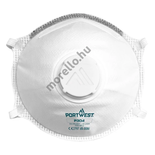 Portwest FFP3 Light Cup Respirator (10 db)