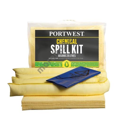 Portwest PW Spill (20 liter) vegyi szorbens készlet (6 db)