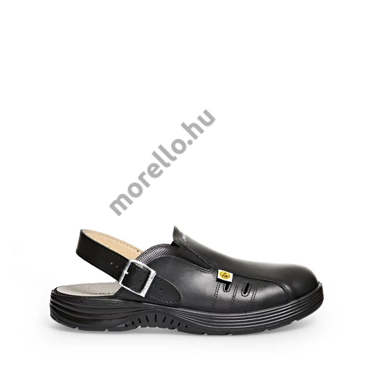 ABEBA ESD-X-LIGHT 7131042 fekete ESD munkavédelmi papucs (acél lábujjvédővel)- 35