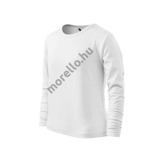 Fit-T LS póló gyerek fehér 110 cm/4 éves