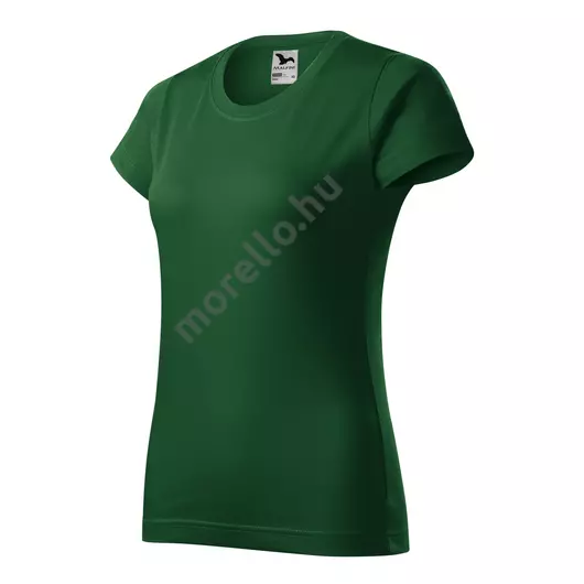 Basic póló női üvegzöld XS