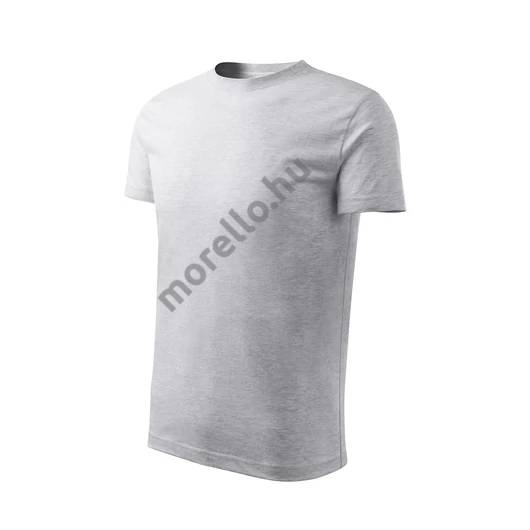 Classic New póló gyerek világosszürke melírozott 158 cm/12 éves