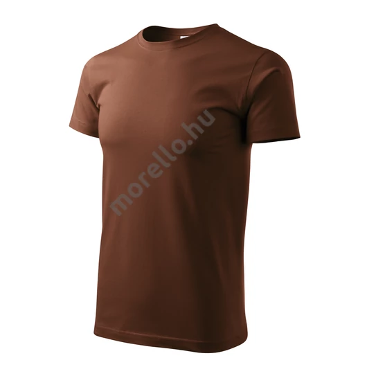 Heavy New póló unisex csokoládébarna XS