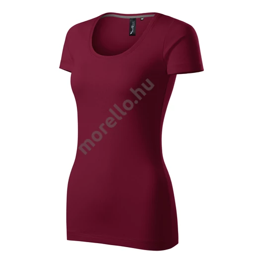 Action póló női garnet XL