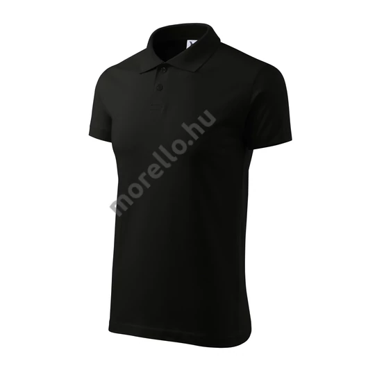 Single J. galléros póló férfi fekete 3XL