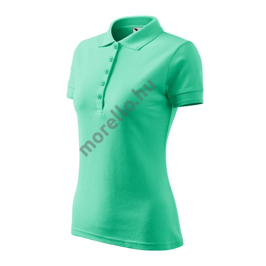 Pique Polo galléros póló női menta 2XL