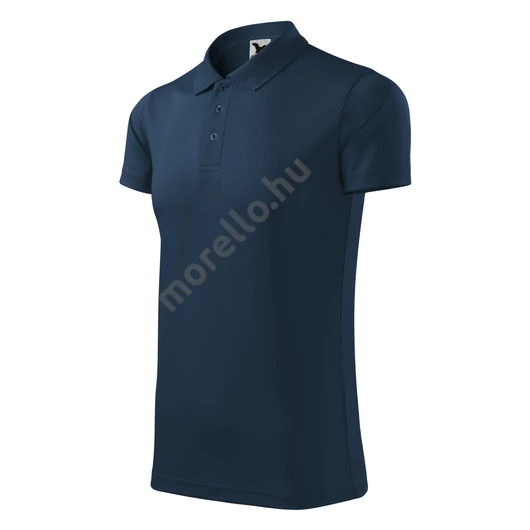 Victory galléros póló unisex tengerészkék S