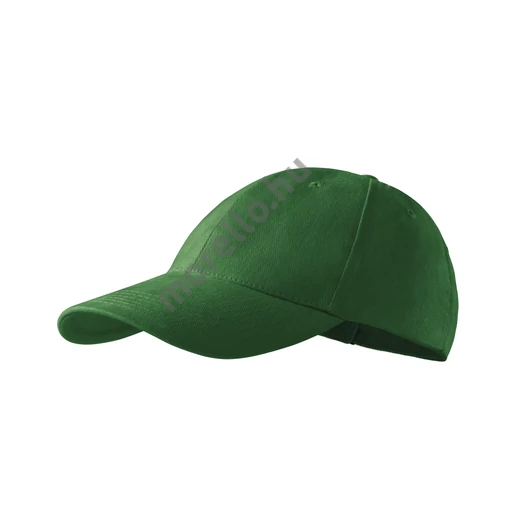 6P sapka unisex üvegzöld állitható