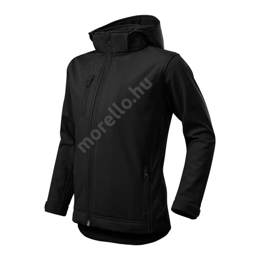 Performance softshell kabát gyerek fekete 158 cm/12 éves