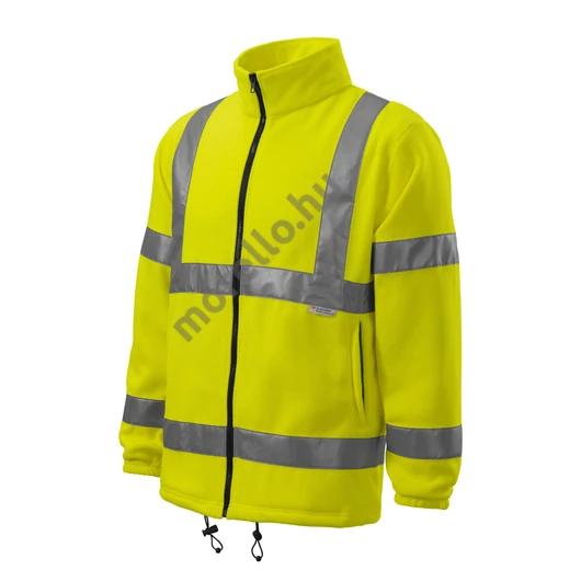 HV Fleece Jacket polár unisex fluoreszkáló sárga M