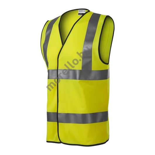 HV Bright biztonsági mellény unisex fluoreszkáló sárga M