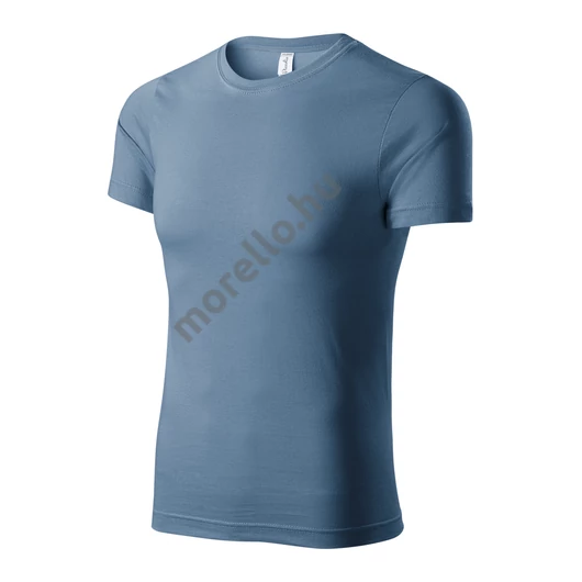 Paint póló unisex farmerkék XS