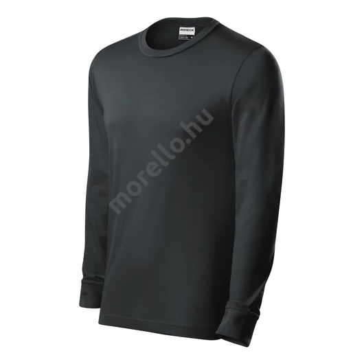 Resist LS póló unisex ébenszürke S