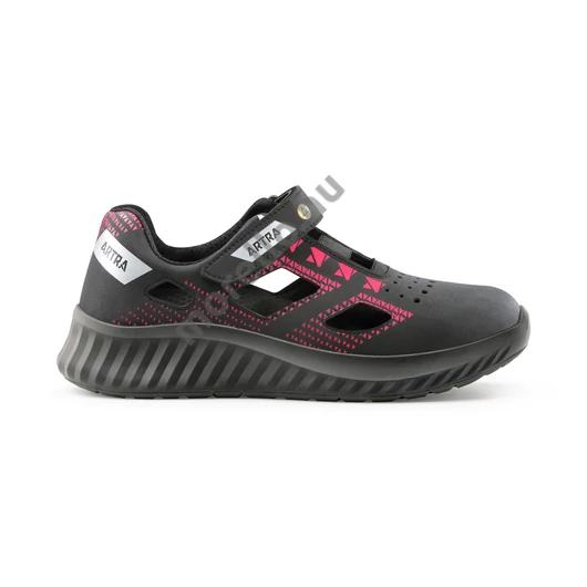 ARSO  701 613060 S1 SRC ESD fekete-piros munkavédelmi szandál 35-48