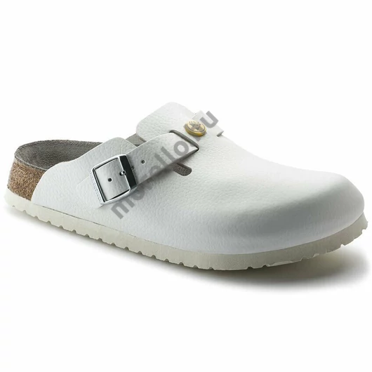 BIRKENSTOCK BOSTON ESD munkavédelmi papucs, normál szélesség, fehér 39