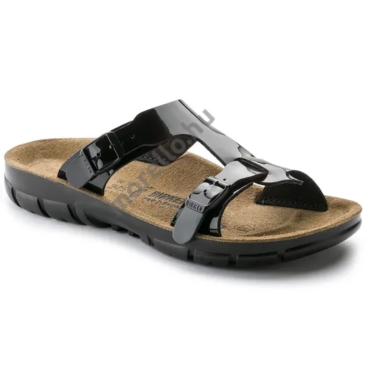 BIRKENSTOCK Sofia BF Birko-Flor munkavédelmi papucs, Black Patton 36