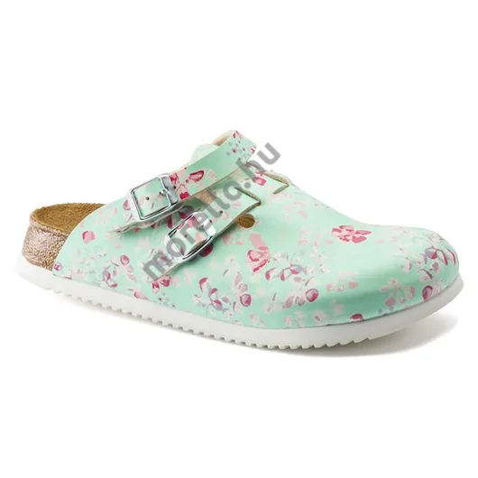 BIRKENSTOCK Kay Birko-Flor munkavédelmi papucs, Flower Field Mint 35