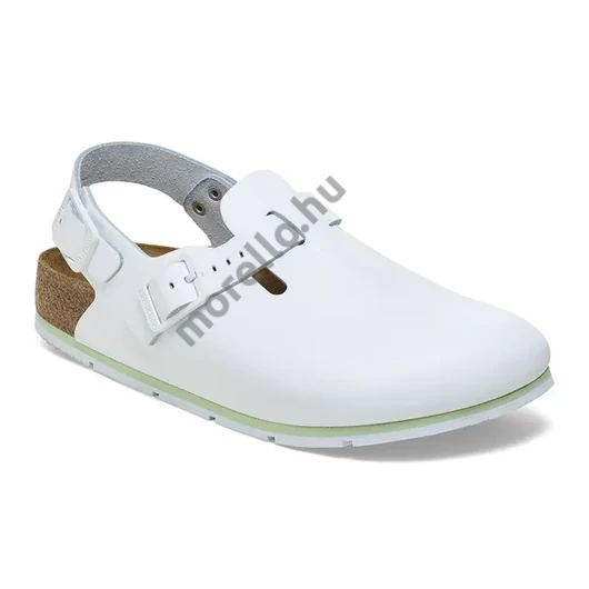BIRKENSTOCK Tokio PRO Natural Leather munkavédelmi papucs, normál szélesség, fehér 35