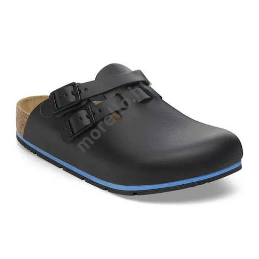 BIRKENSTOCK Kay PRO natural leather munkavédelmi papucs, normál szélesség, fekete 35