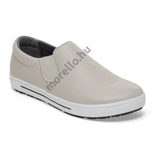 BIRKENSTOCK QO 400 NL Natural Leather munkavédelmi cipő O2, szürke 37