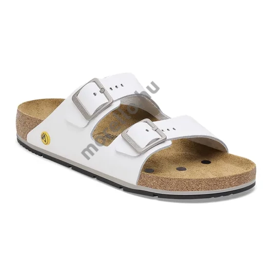BIRKENSTOCK Arizona PRO ESD munkavédelmi papucs, normál szélesség, fehér 35