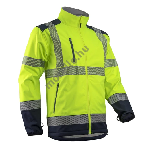 5KAS16000L ÚJ! KAZAN KOMBINÁLHATÓ HI-VIZ SÁRGA SOFTSHELL FELSŐ_L