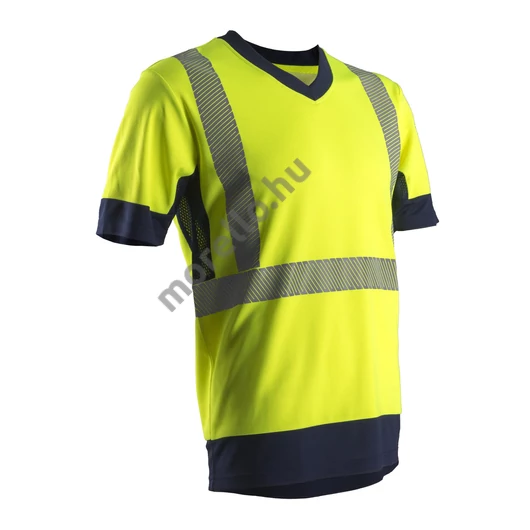 7KOMYL ÚJ! KOMA HI-VIZ SÁRGA RÖVID UJJÚ PÓLÓ_L