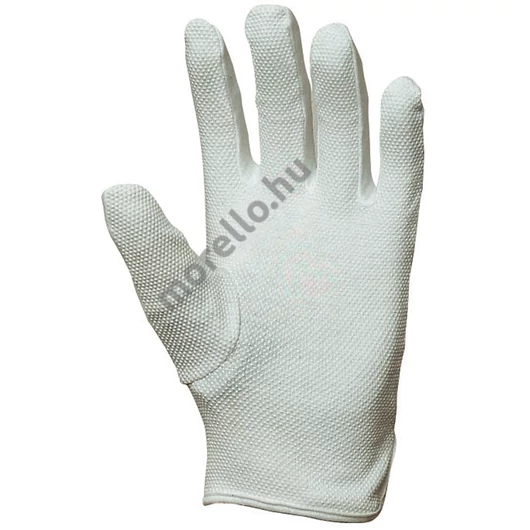 4167 PAMUTKESZTYŰ, FEHÉR, VARROTT, TENYERÉN PVC MINIPETTYEK_7