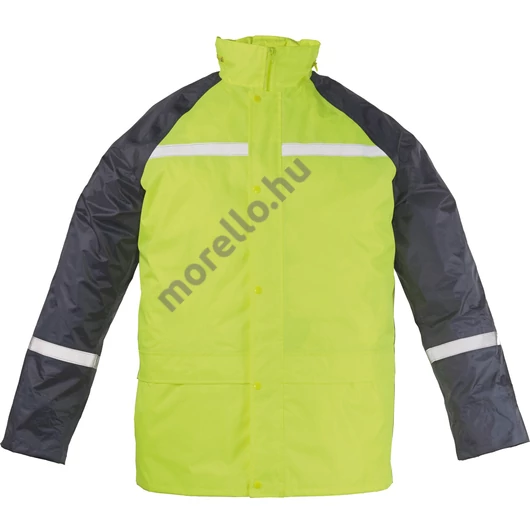 50714 FLUO ESŐRUHA FÉNYVISSZAVERŐ CSÍKKAL, SÁRGA_XXXL