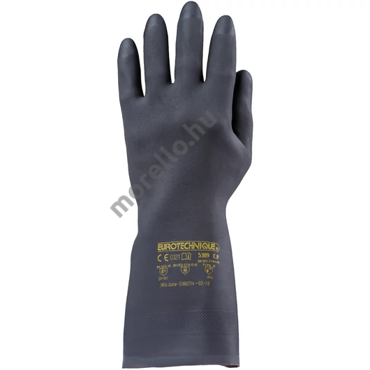 5310 NEOPRÉN, FEKETE VEGYSZERÁLLÓ KESZTYŰ, 32CM/0,7MM, ÉRDES_10