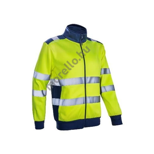 5GOK16000L ÚJ! GOKKAN HI-VIZ SÁRGA CIPZÁRAS PULÓVER_L