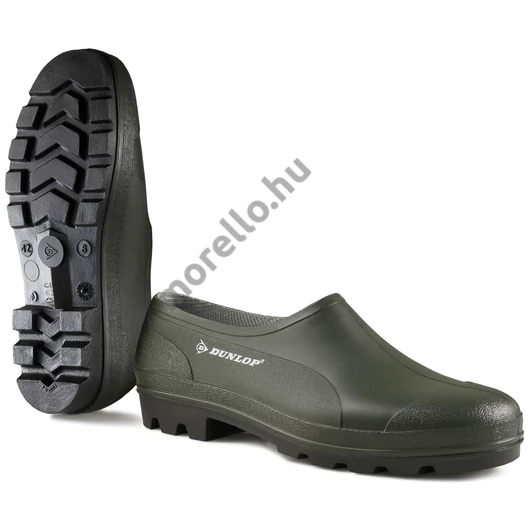 9SYLV37 DUNLOP WELLIE B350611 9SYLV ZÖLD VÍZÁLLÓ PVC PAPUCS_37