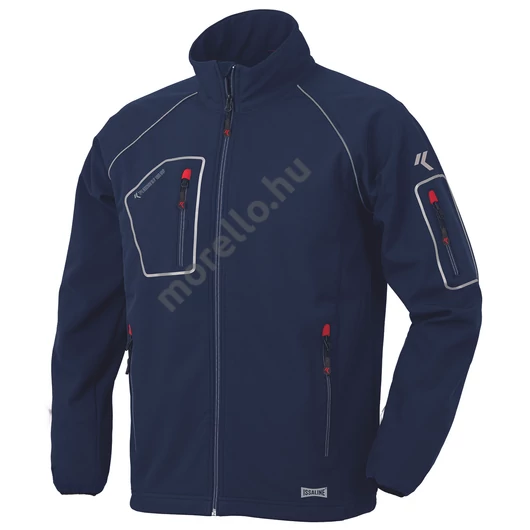 04515N Just Softshell Vízhatlan Dzseki kék XS-5XL-ig