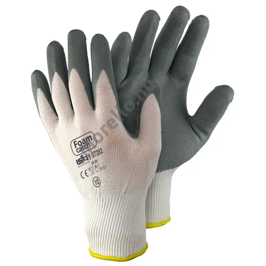 Foam Catch nitrilbe mártott nylon precizíós kesztyű