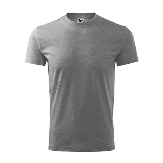 Classic póló unisex sötétszürke melírozott 2XL
