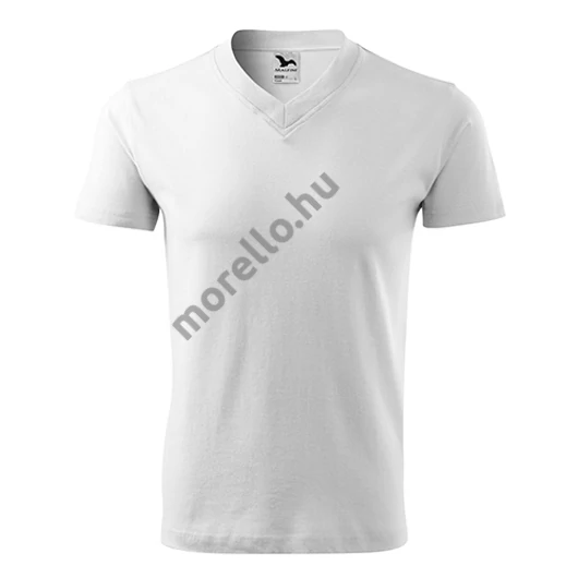 V-neck póló unisex fehér S