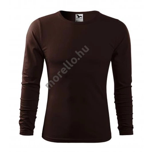 Fit-T LS póló férfi kávé S