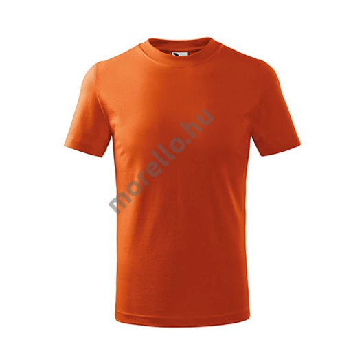 Basic póló gyerek narancssárga 158 cm/12 éves