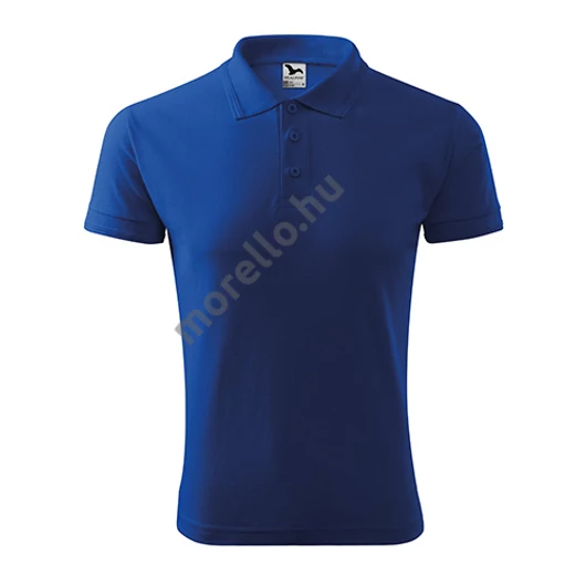 Pique Polo galléros póló férfi királykék 4XL